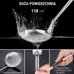 Small Yosukata Zestaw 3 Narzędzi Odpornych na Ciepło - Łopatka Łyżka Wazowa i Cedzak 43 cm do Woka 