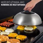 Small Yosukata Przykrywka z Nierdzewnej Stali z Wkładką z Hartowanego Szkła 32,5cm (Do Woka 34cm)