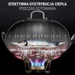 Small Yosukata Wkładką z Hartowanego Szkła 34,5cm (Do Woka 36cm)