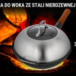 Small Yosukata Wkładką z Hartowanego Szkła 34,5cm (Do Woka 36cm)