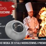 Small Yosukata Wkładką z Hartowanego Szkła 34,5cm (Do Woka 36cm)