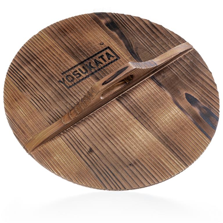 Yosukata Pokrywka Drewniana z Ergonomiczną Rączką 34 cm