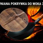 Small Yosukata Pokrywka Drewniana z Ergonomiczną Rączką 34 cm