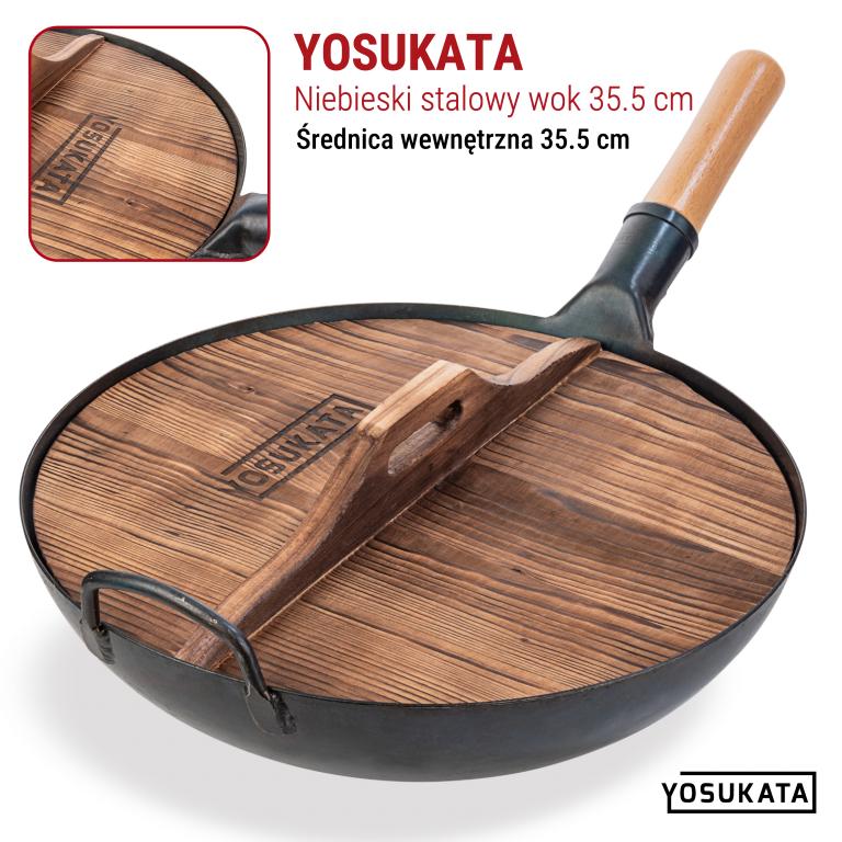 Yosukata Pokrywka Drewniana z Ergonomiczną Rączką 36 cm