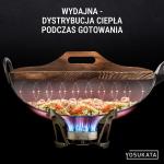 Small Yosukata Pokrywka Drewniana z Ergonomiczną Rączką 36 cm