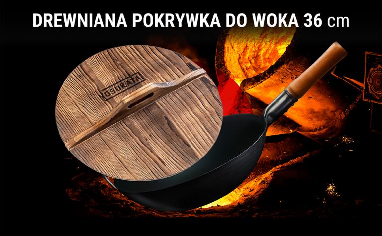 Yosukata Pokrywka Drewniana z Ergonomiczną Rączką 36 cm