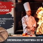 Small Yosukata Pokrywka Drewniana z Ergonomiczną Rączką 36 cm