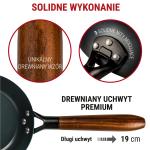 Small Yosukata Patelnia ze Stali Czarnej 26cm (wstępnie sezonowany)