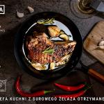 Small Yosukata Patelnia ze Stali Czarnej 26cm (wstępnie sezonowany)