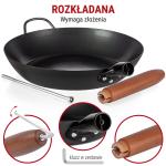 Small Yosukata Patelnia ze Stali Czarnej 30cm (wstępnie sezonowany)