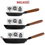 Small Yosukata Patelnia ze Stali Czarnej 30cm (wstępnie sezonowany)