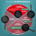 Small Yosukata Patelnia ze Stali Czarnej 30cm (wstępnie sezonowany)