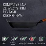 Small Yosukata Patelnia ze Stali Czarnej 30cm (wstępnie sezonowany)