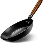 Small Yosukata Patelnia ze Stali Czarnej 20cm (wstępnie sezonowany)