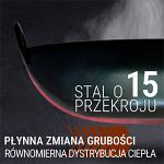 Small Yosukata Wok ze Stali Niebieski 34cm (z płaskim dnem, wstępnie sezonowany)