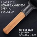 Small Yosukata Wok ze Stali Niebieski 34cm (z płaskim dnem, wstępnie sezonowany)