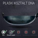 Small Yosukata Wok ze Stali Niebieski 36cm (z okrągłym dnem, wstępnie sezonowany) 