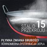 Small Yosukata Wok ze Stali Niebieski 36cm (z okrągłym dnem, niesezonowany) 