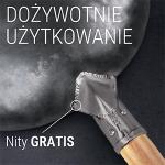 Small Yosukata Wok ze Stali Niebieski 36cm (z okrągłym dnem, niesezonowany) 