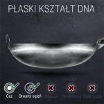 Small Yosukata Wok ze Stali Niebieski 36cm (z okrągłym dnem, niesezonowany) 