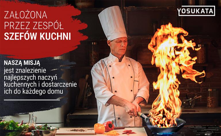 Yosukata Wok ze Stali Niebieski 36cm (z okrągłym dnem, niesezonowany) 